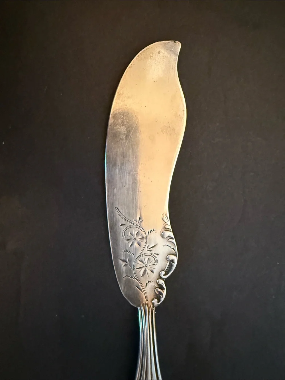 Vtg. Mechanics Silver Co. Sterling Butter Knife 7” 36.5grams